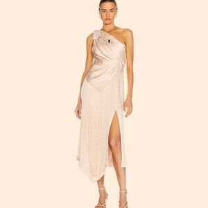 Jonathan Simkhai Wren One Shoulder Midi Dress
